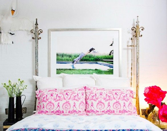 photo as a headboard