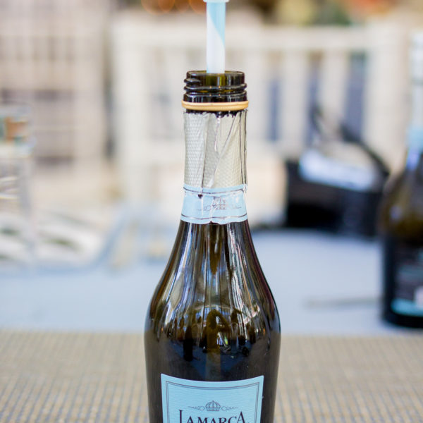 Miniature Bottles of La Marca Prosecco — via @TheFoxandShe