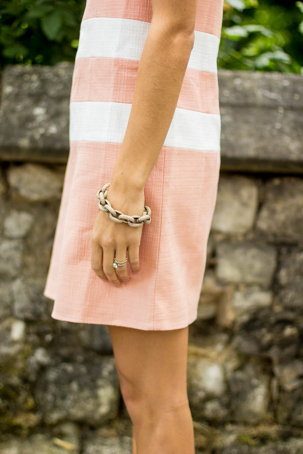 simple striped dress — via @TheFoxandShe