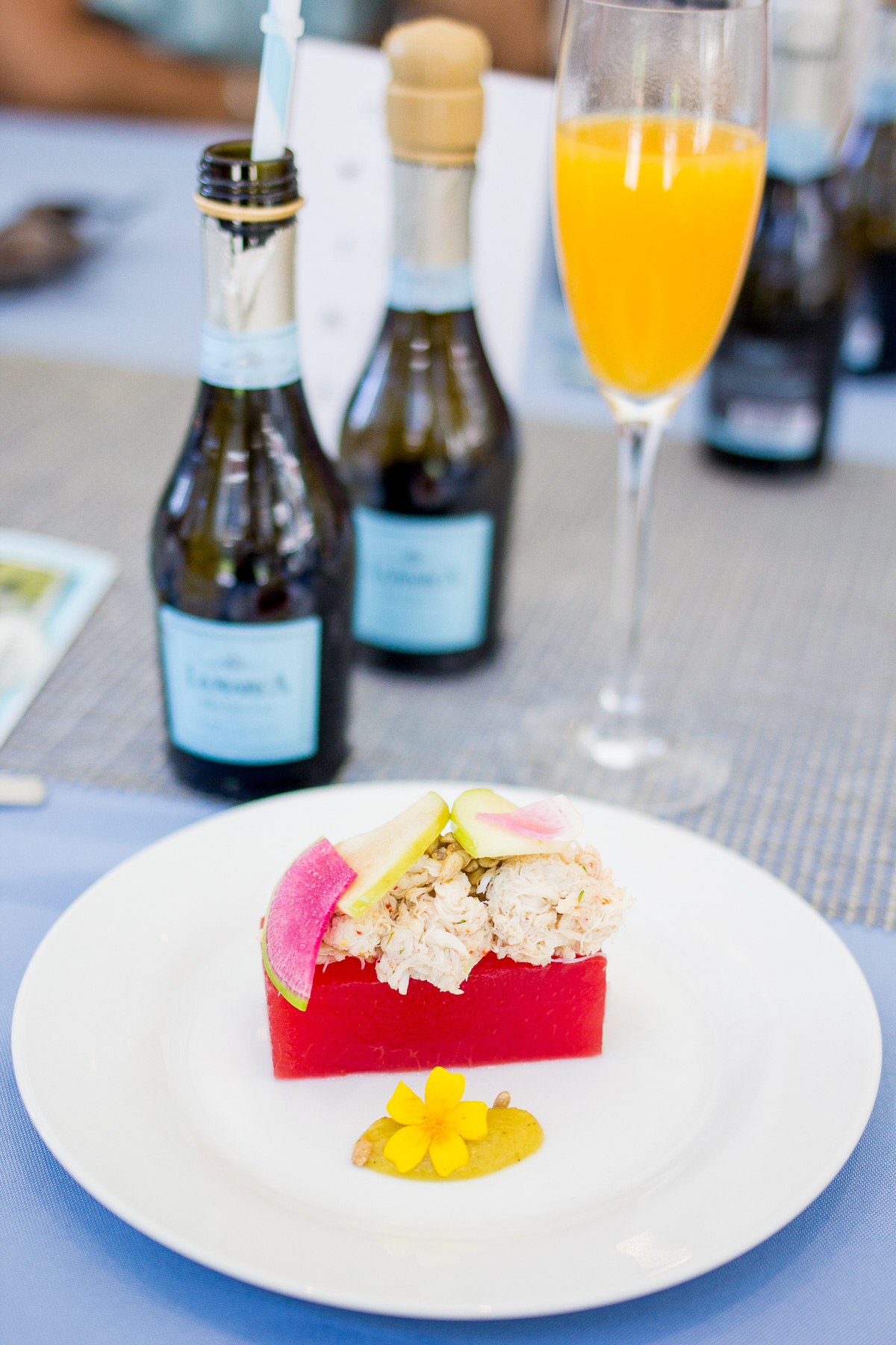 crab and watermelon salad — via @TheFoxandShe