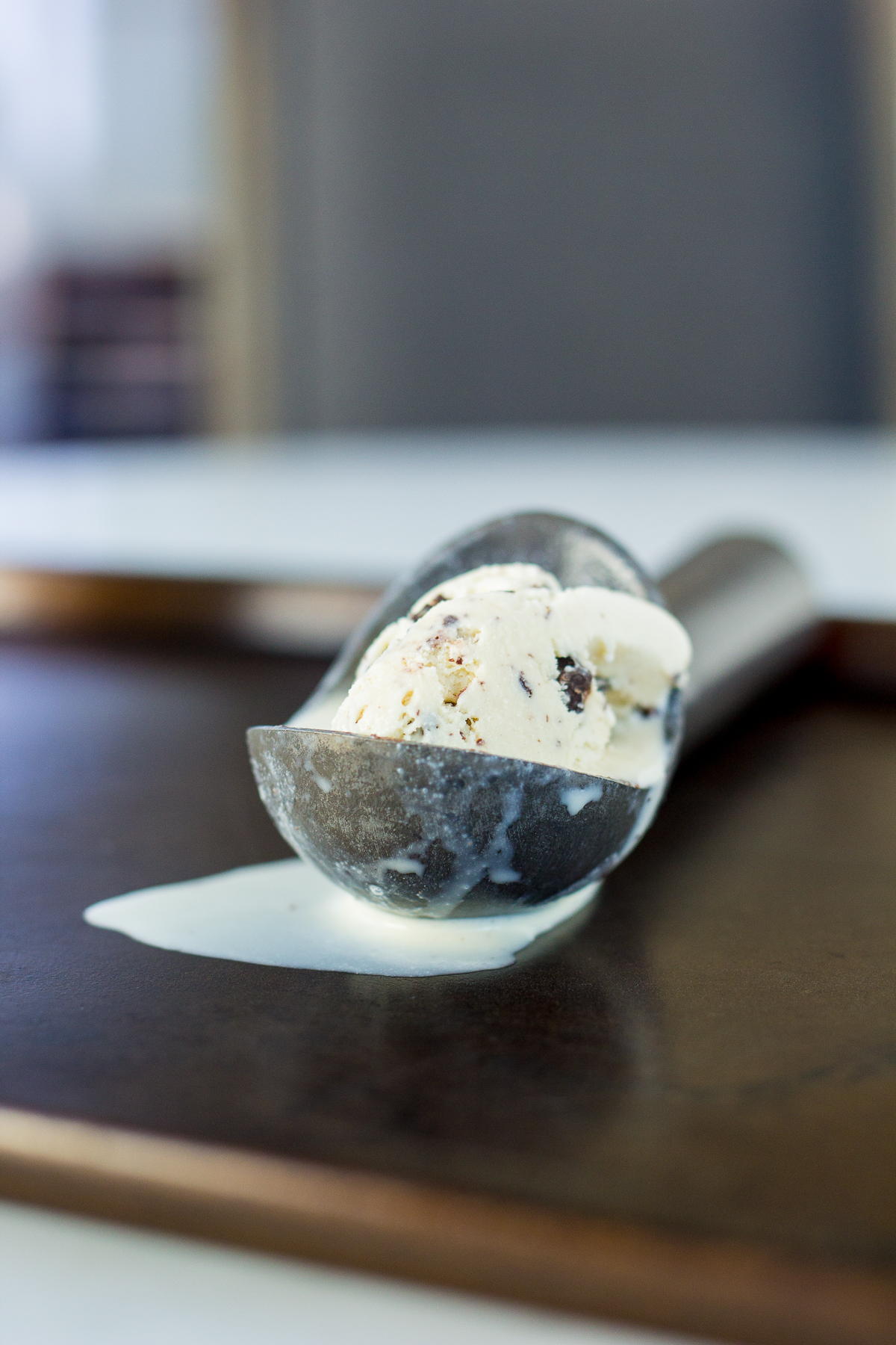Coffee & Chocolate Chip Ice Cream with a Twist — via @TheFoxandShe