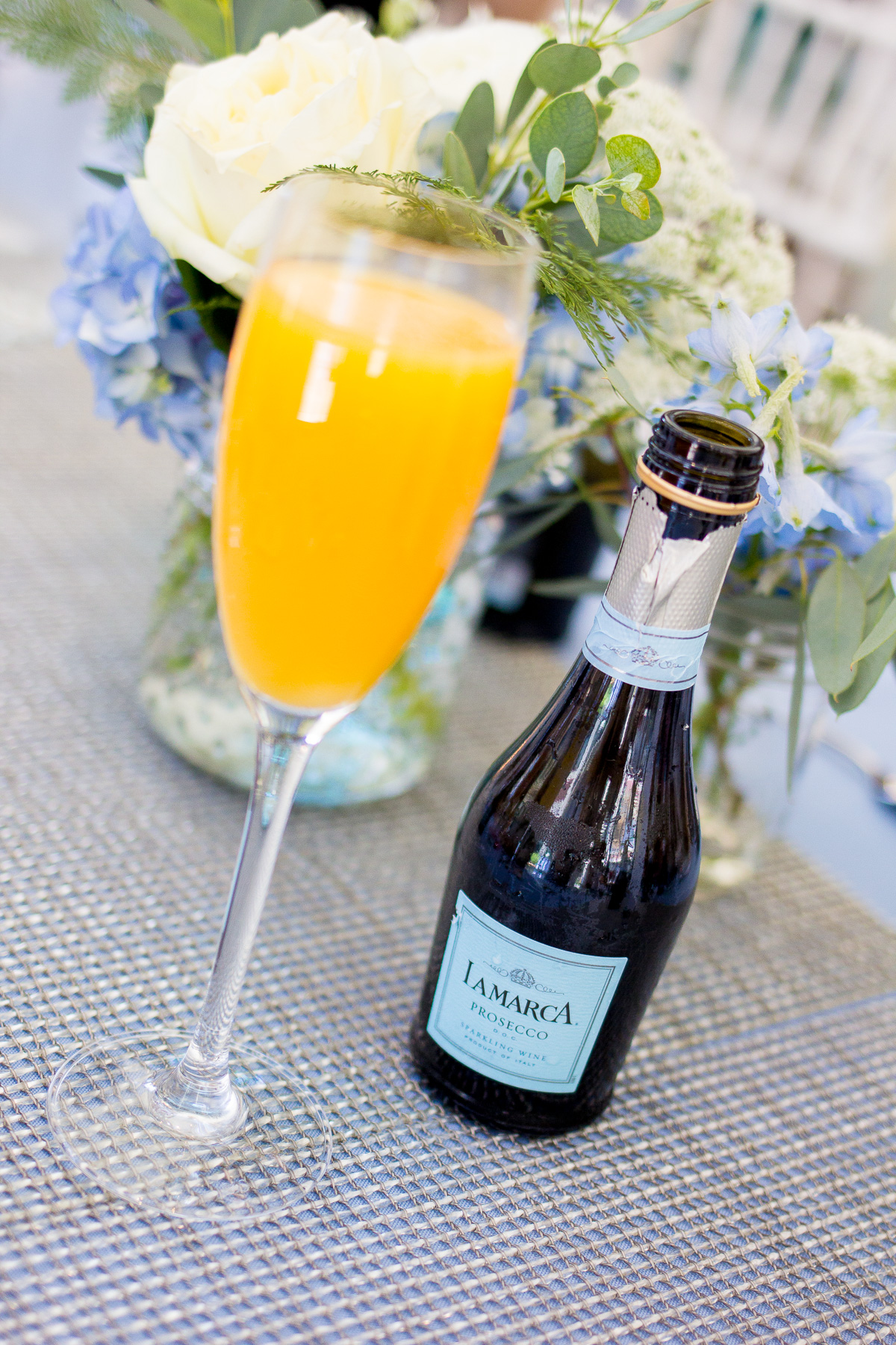 La Marca Peach Bellinis — via @TheFoxandShe
