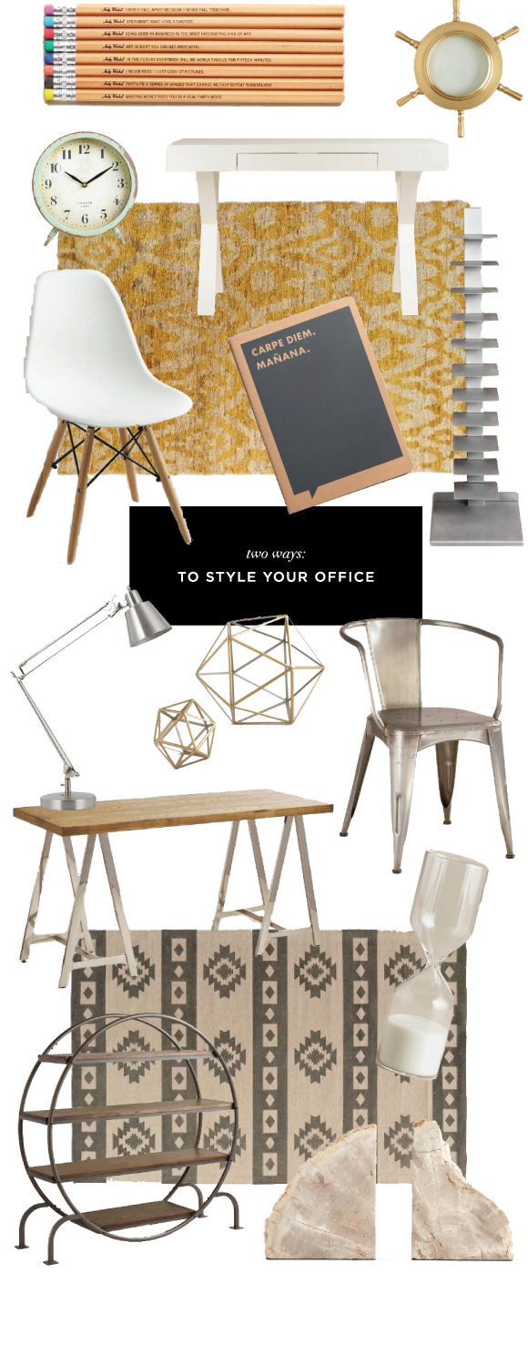 Two Ways to Style Your Office