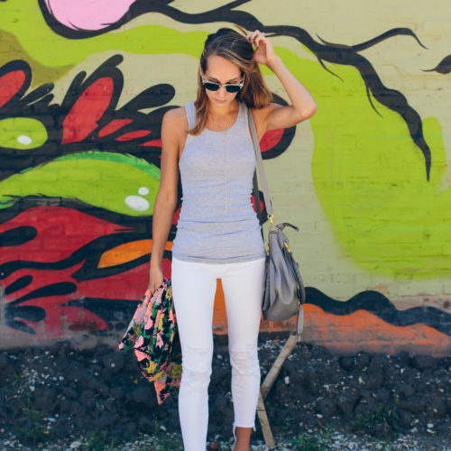 casual summer outfit #HanesOffDutyStyle — via @TheFoxandShe