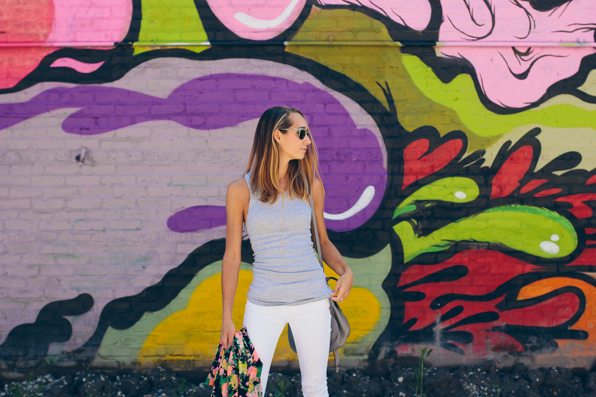 casual summer outfit #HanesOffDutyStyle — via @TheFoxandShe
