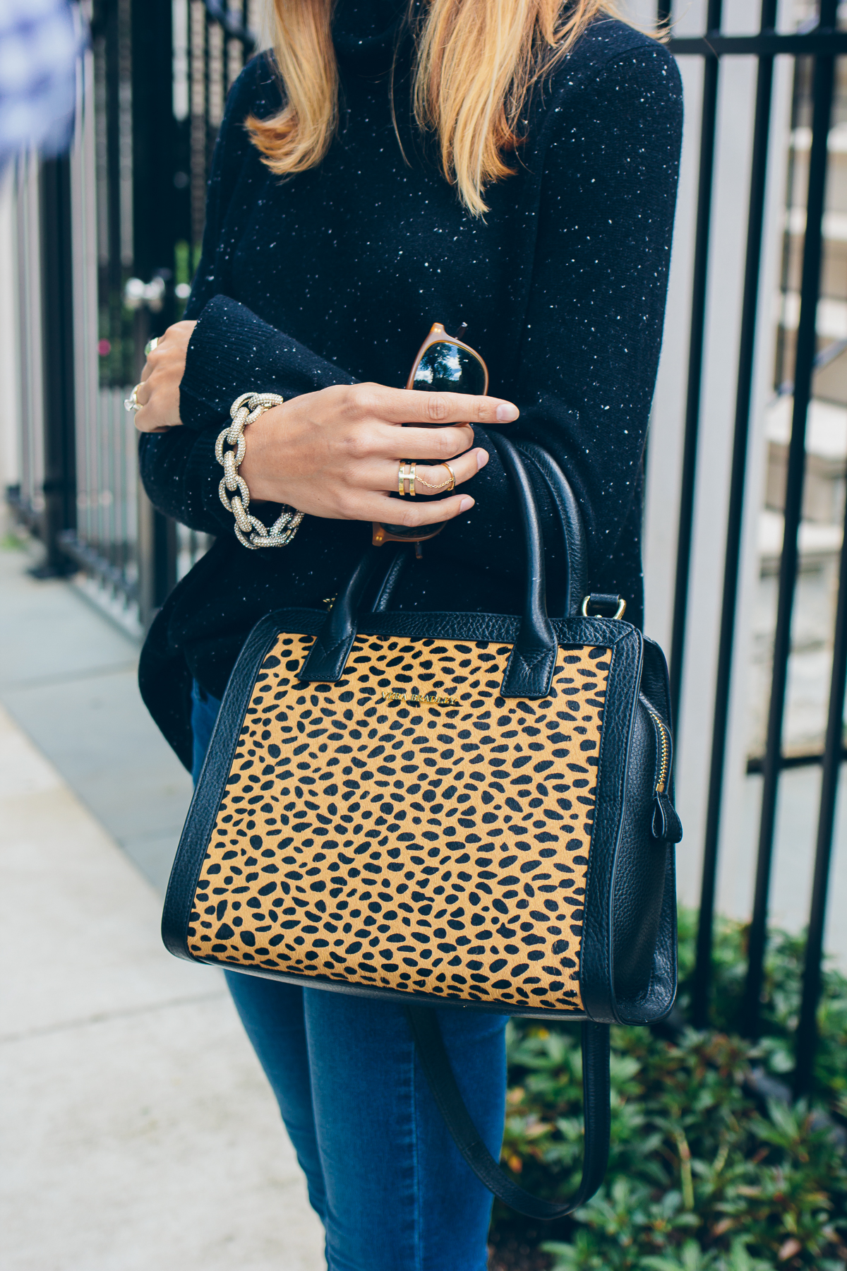 leopard crossbody bag — via @TheFoxandShe