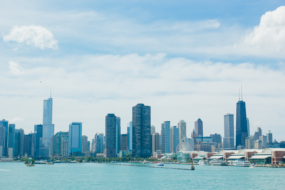 Chicago Skyline — via @TheFoxandShe