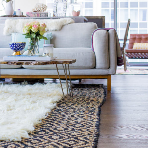 How to Layer Rugs Like a Pro — via @TheFoxandShe