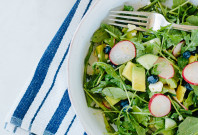 Simple Arugula Salad — via @TheFoxandShe