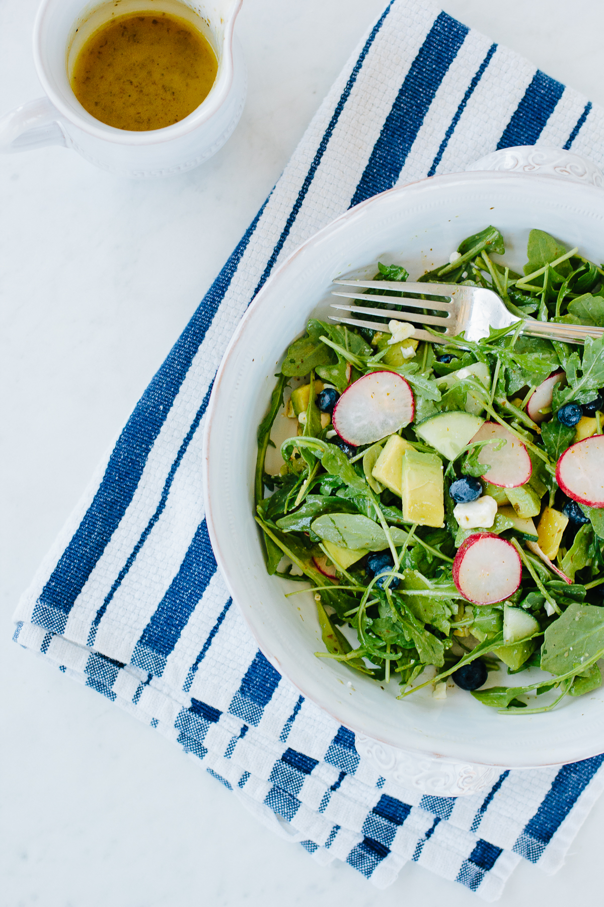 Simple Arugula Salad — via @TheFoxandShe