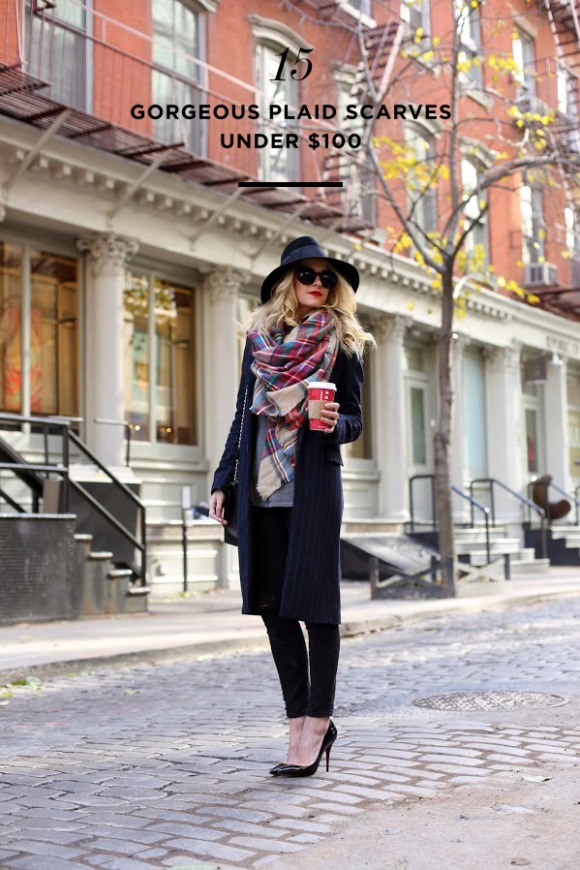 The 15 Best Plaid Scarves Under $100 — via @TheFoxandShe