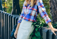 How to Wear Plaid This Fall — via @TheFoxandShe