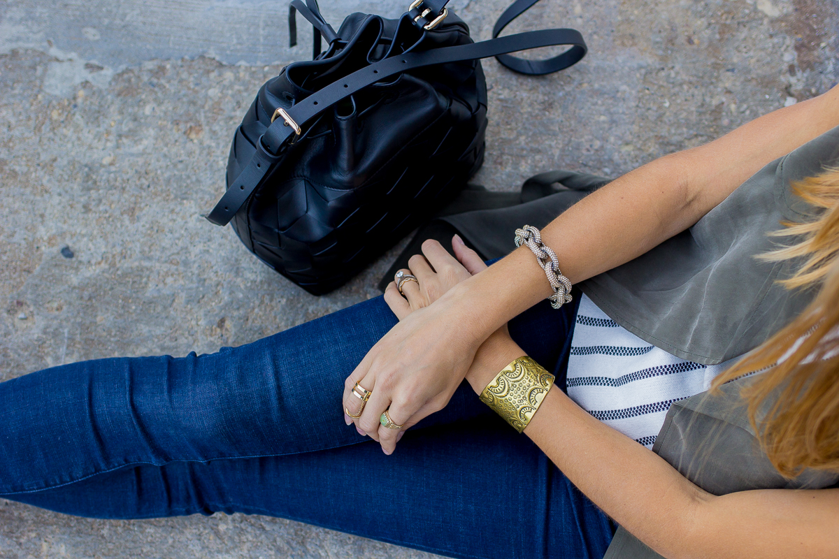 bucket bag — via @TheFoxandShe