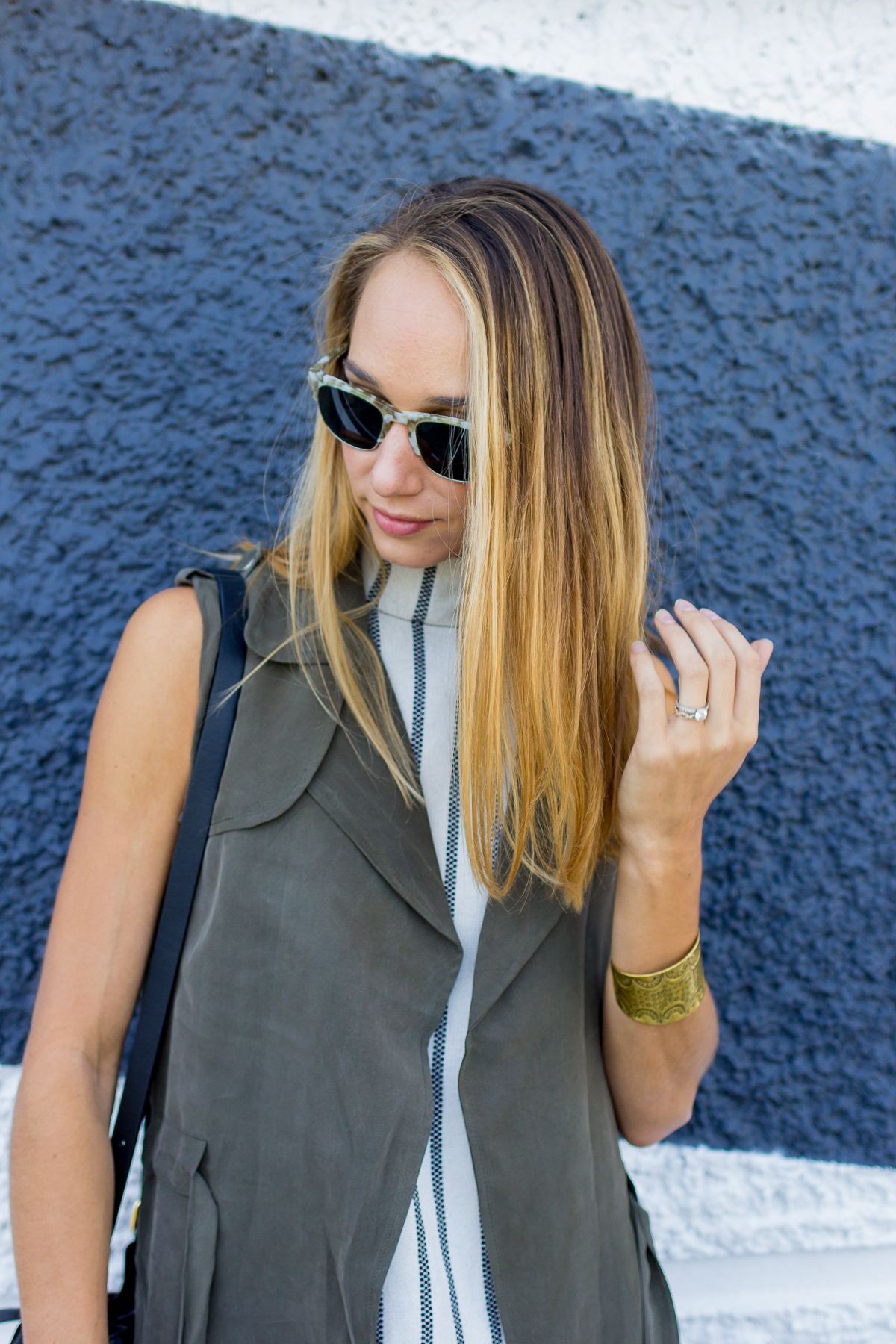 vest over tank, fall style — via @TheFoxandShe