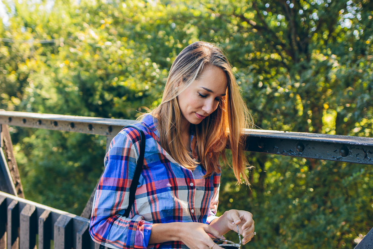 plaid shirt — via @TheFoxandShe