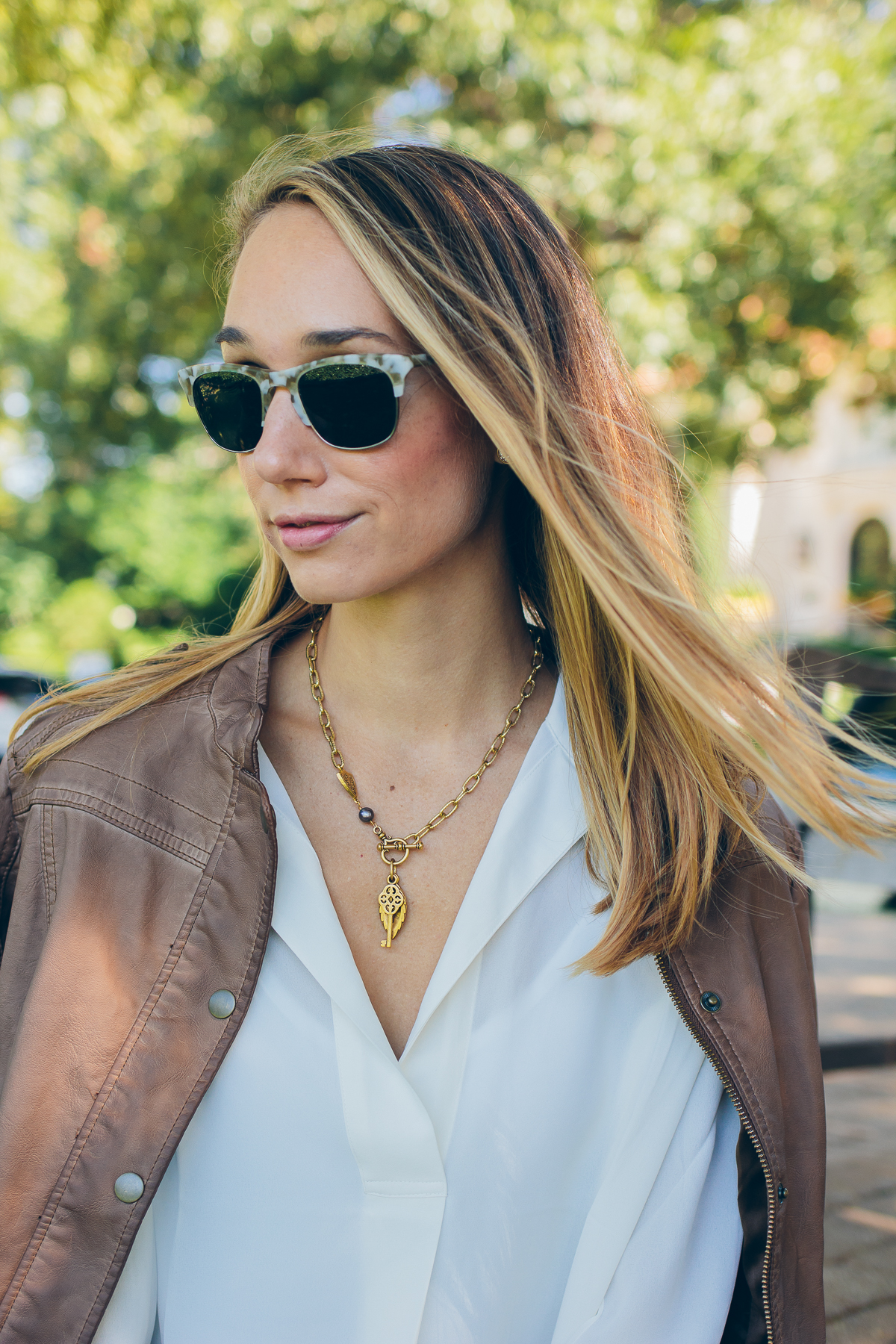 vegan leather jacket — via @TheFoxandShe