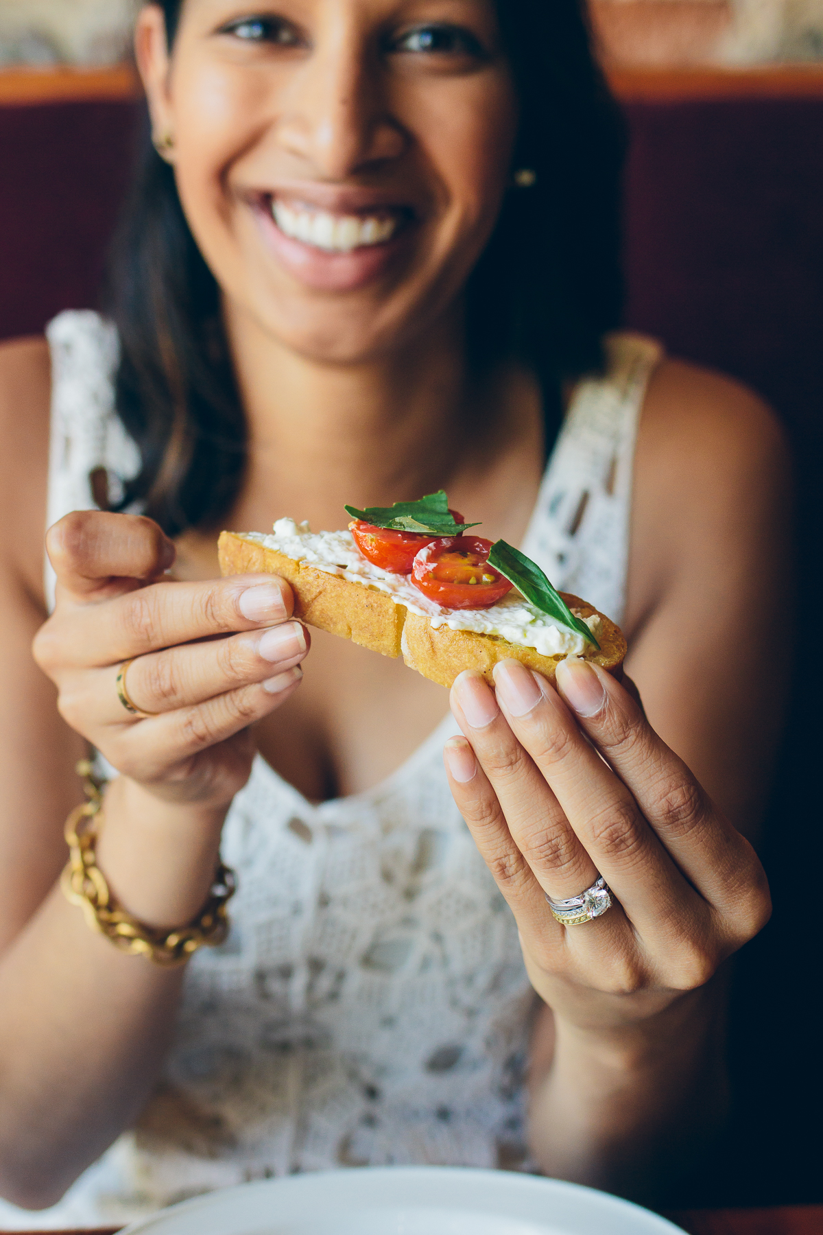 fresh burrata, tomatoes, mozzarella and toast — via @TheFoxandShe