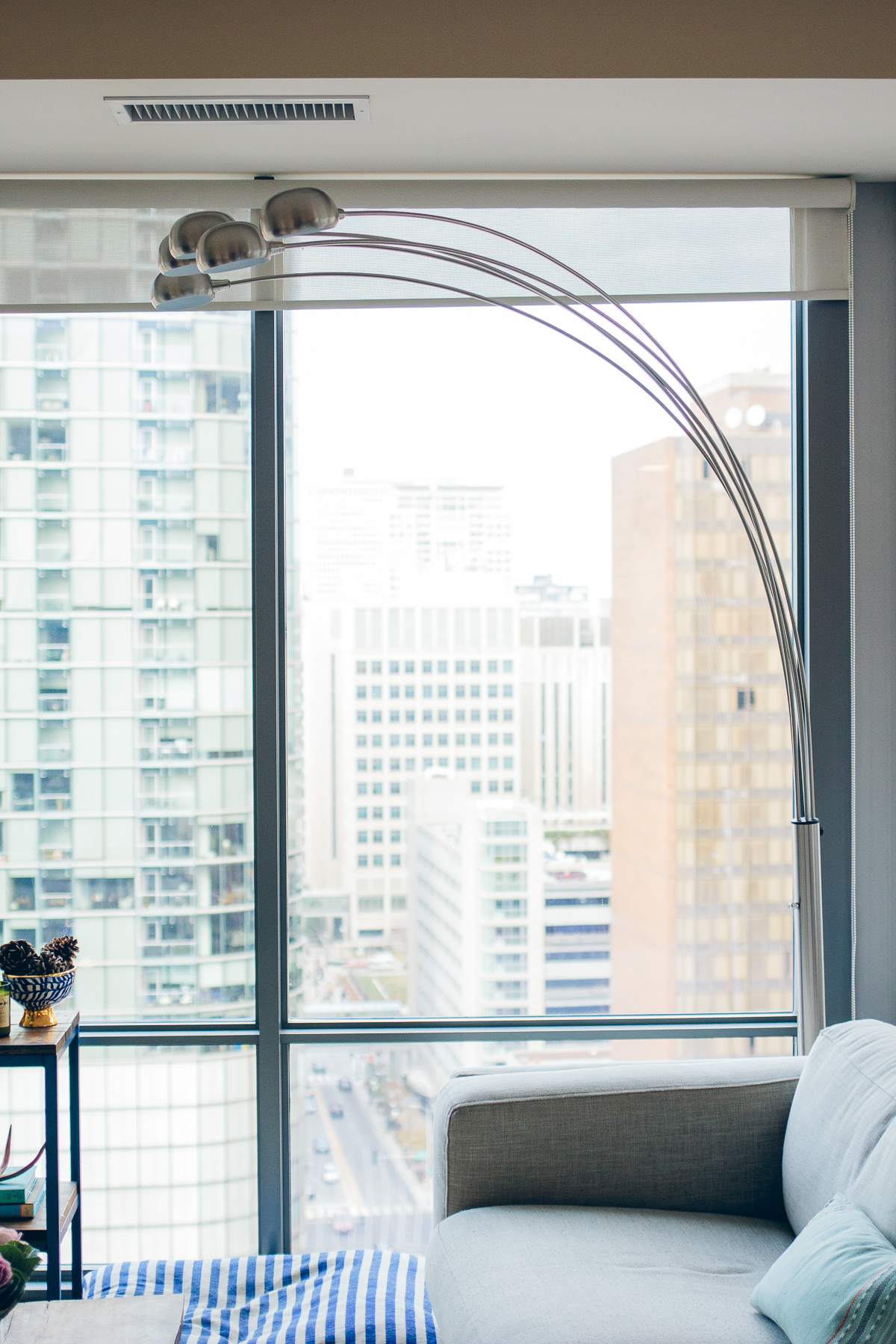 modern floor lamp — via @TheFoxandShe