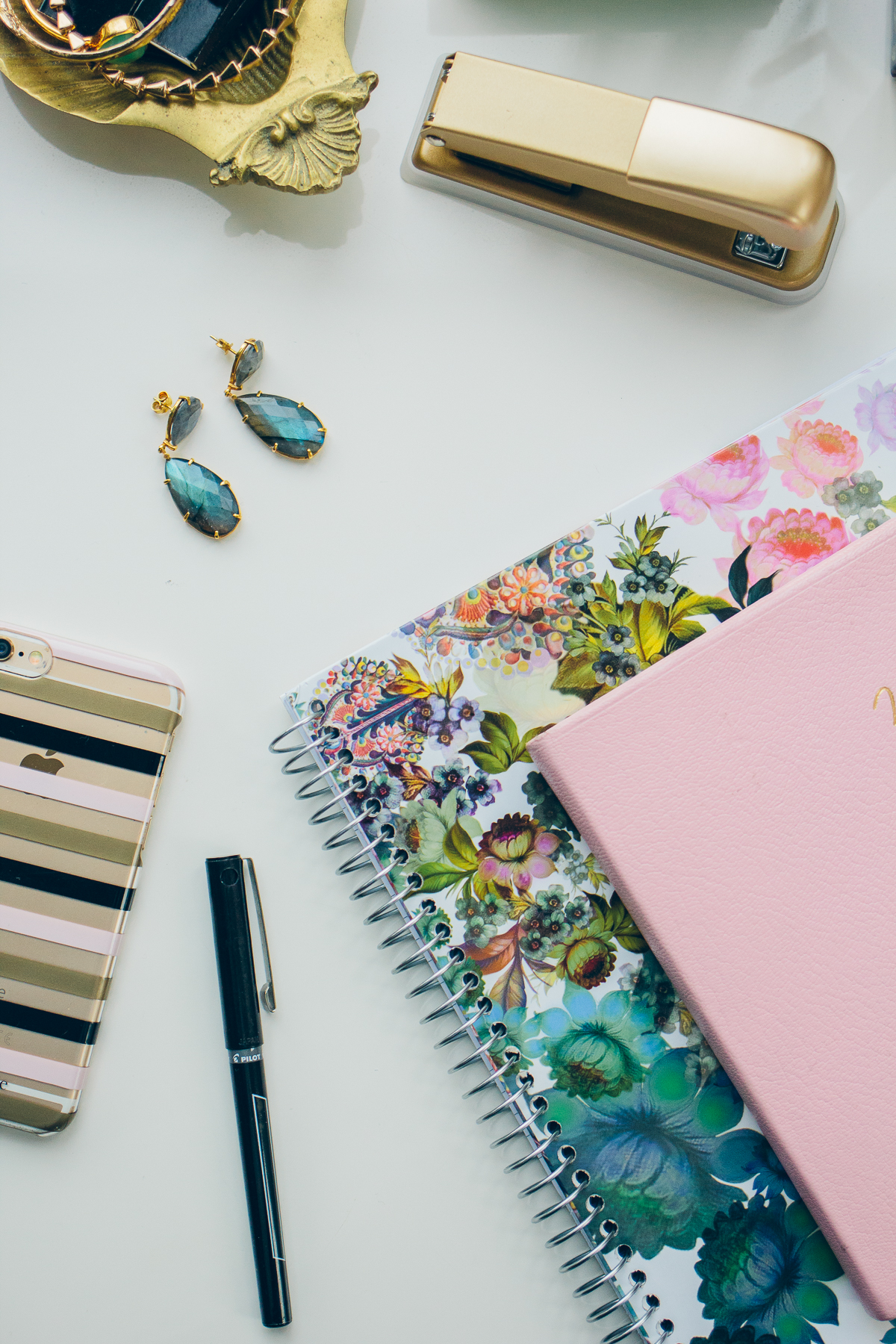 how to create an inspiring workspace, cynthia rowley office supplies — via @TheFoxandShe #inspiredoffice #quillxcynthiarowley