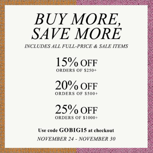 ShopBop Buy More, Save More Sale
