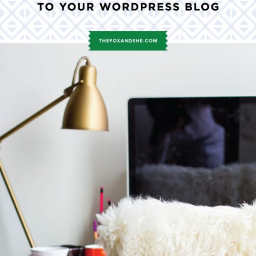 Add a Custom Pinterest Button over your blog images — via @TheFoxandShe