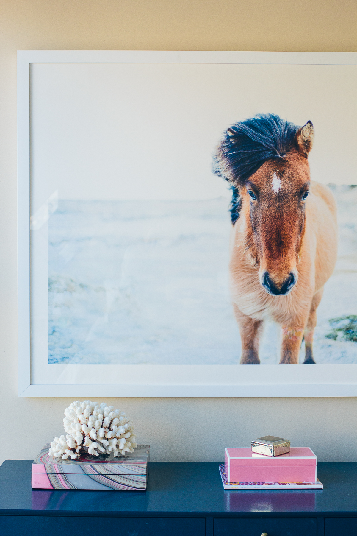 minted artwork, large art print, horse print — via @TheFoxandShe