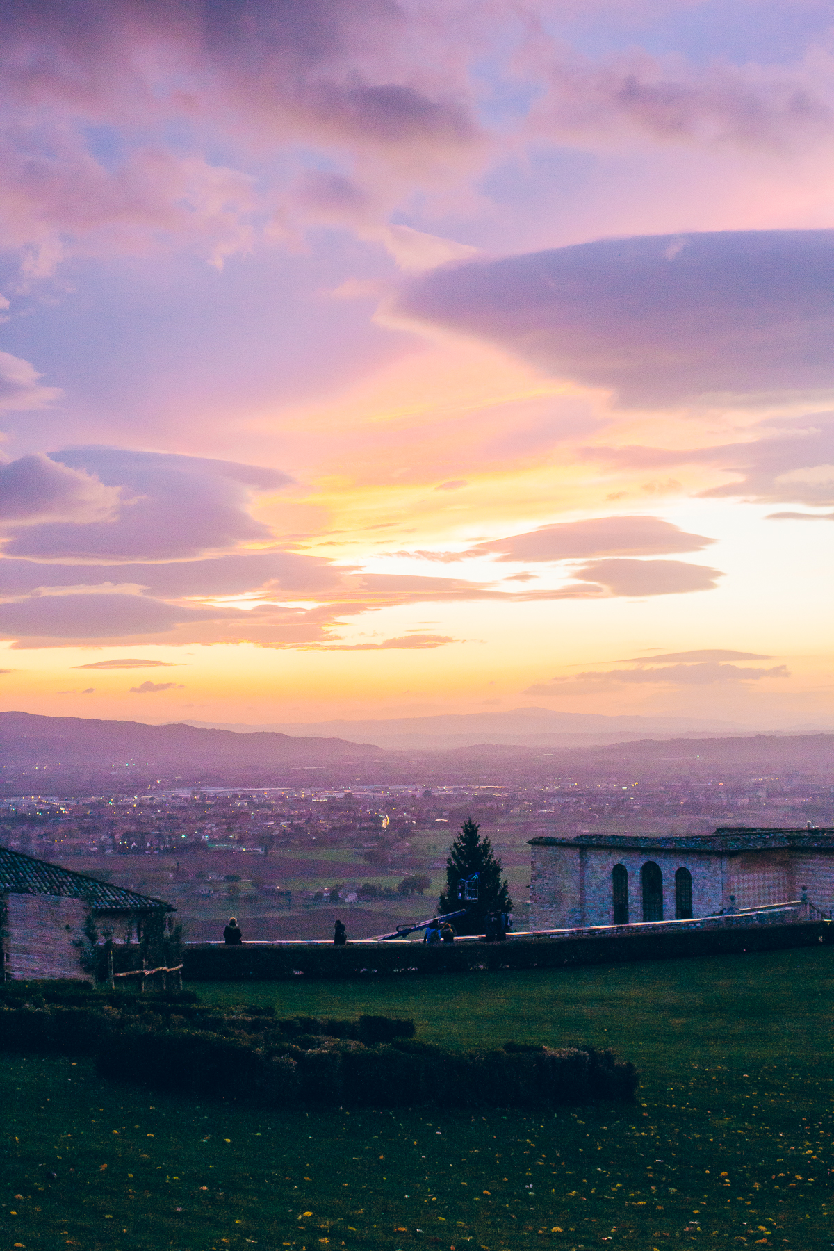Tuscan sunset in Assisi, Italy — via @TheFoxandShe