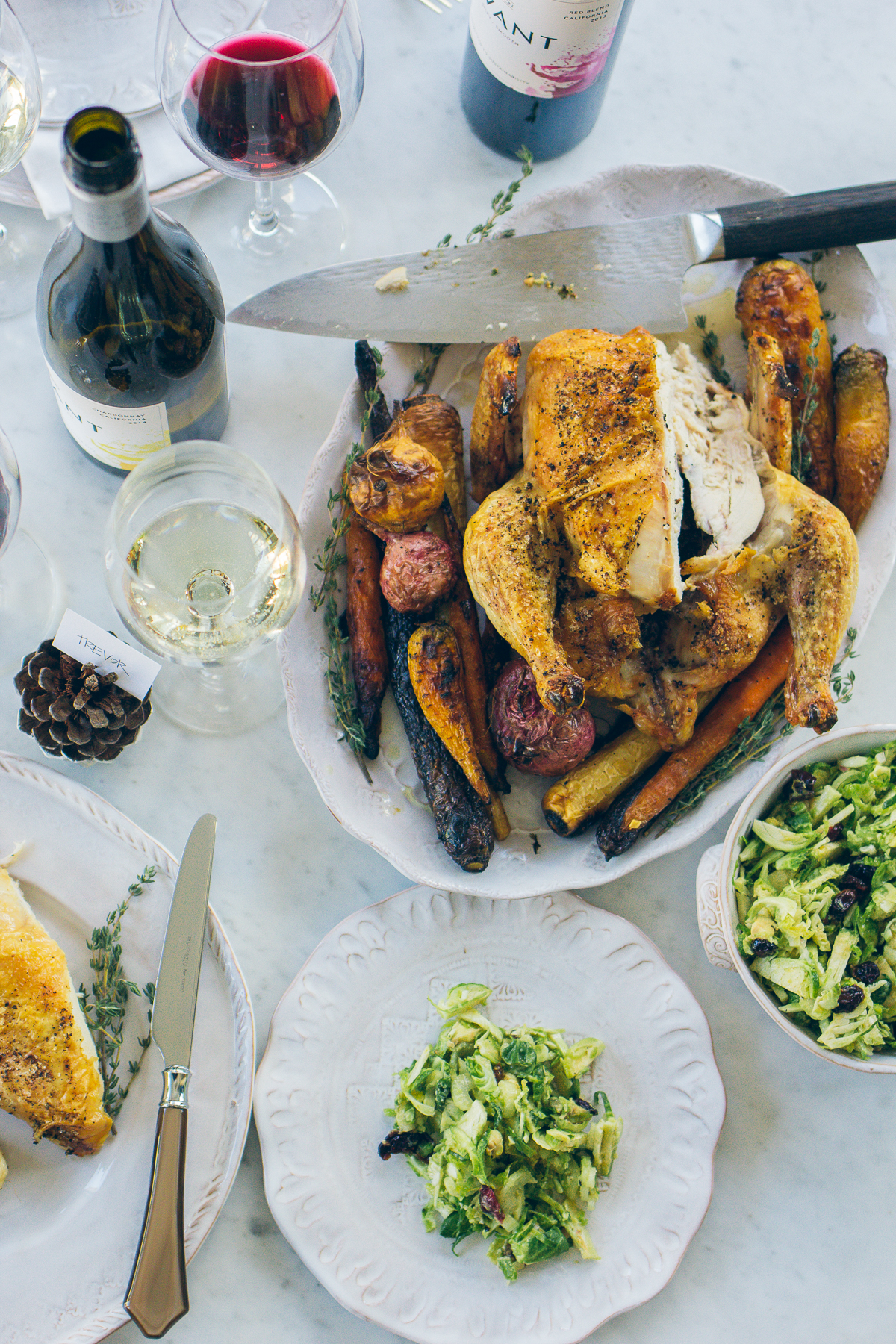 a simple and elegant holiday dinner idea — via @TheFoxandShe