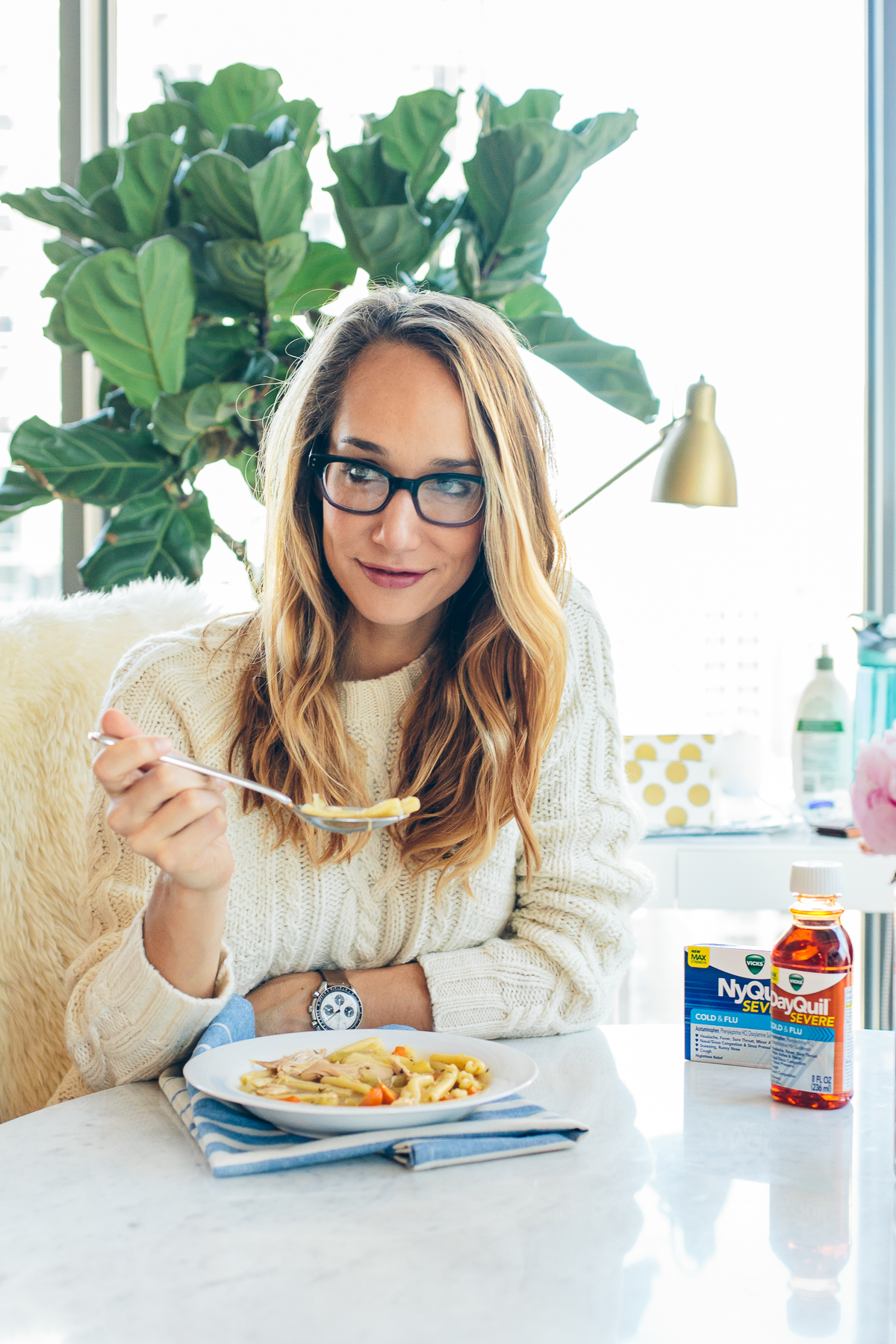 homemade chicken noodle soup, stay healthy during winter —&nbsp;via @TheFoxandShe