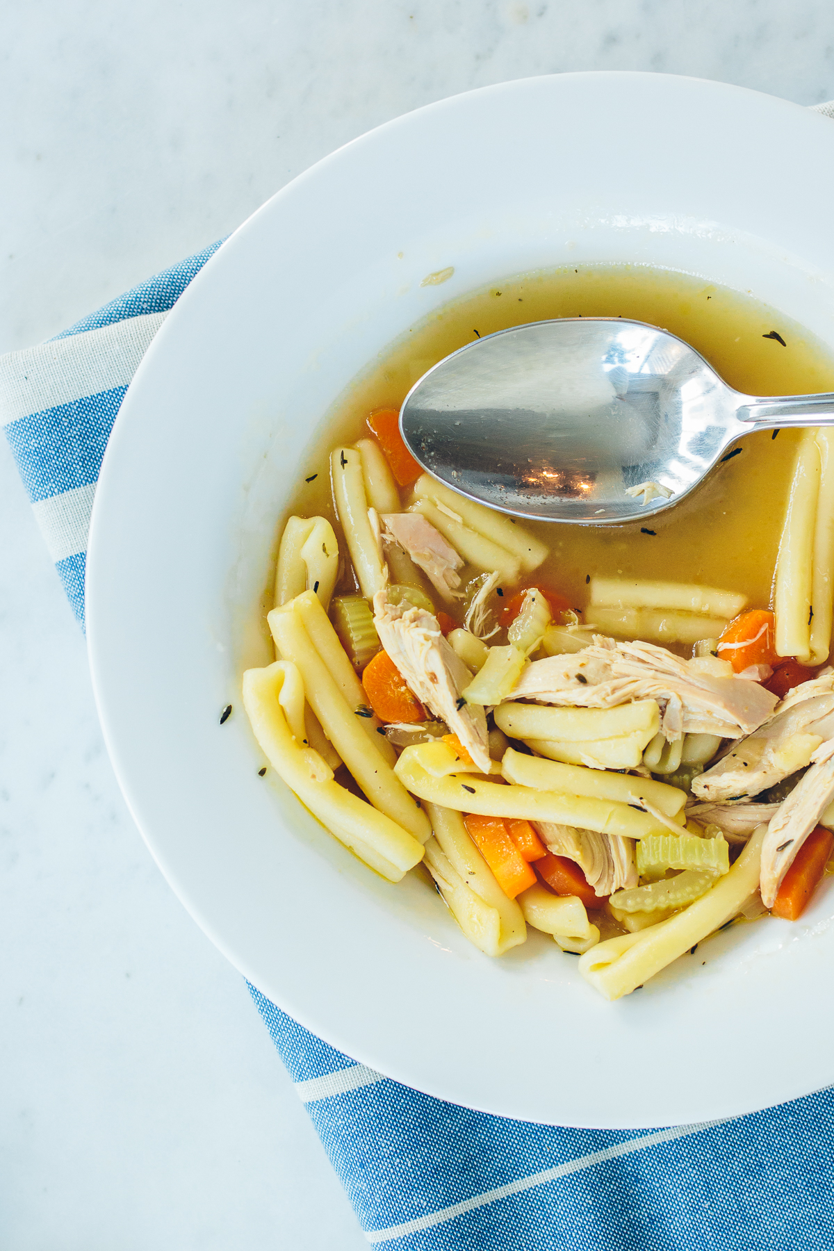 homemade chicken noodle soup, stay healthy during winter —&nbsp;via @TheFoxandShe