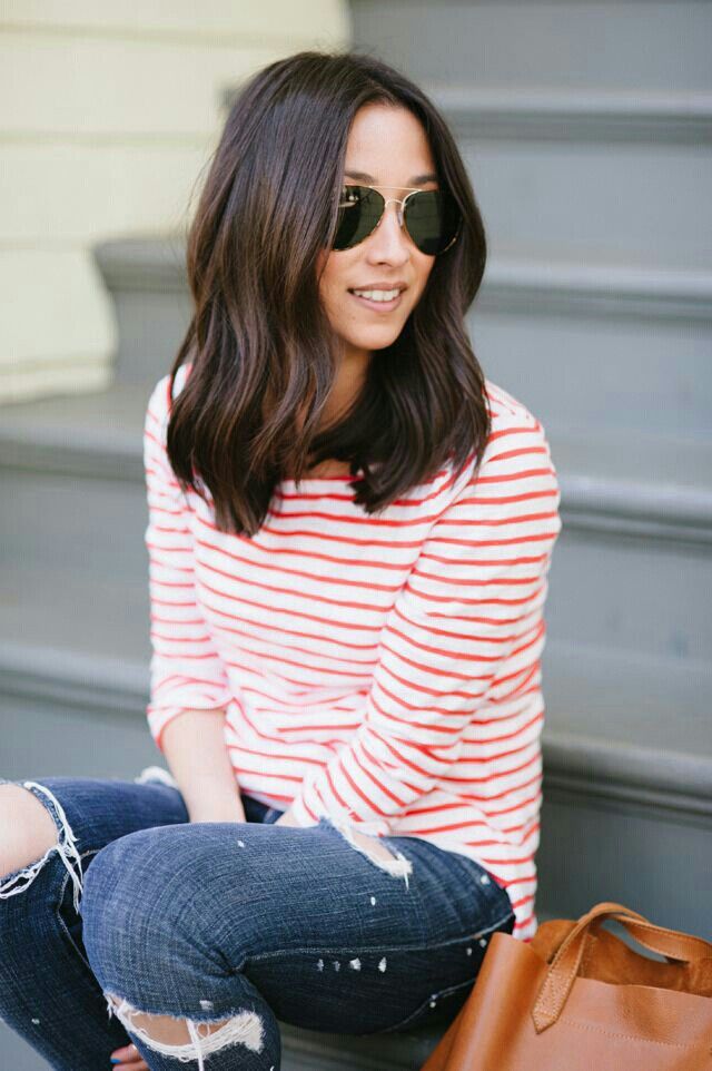 lob haircut, long bob, haircut inspiration — via @TheFoxandShe
