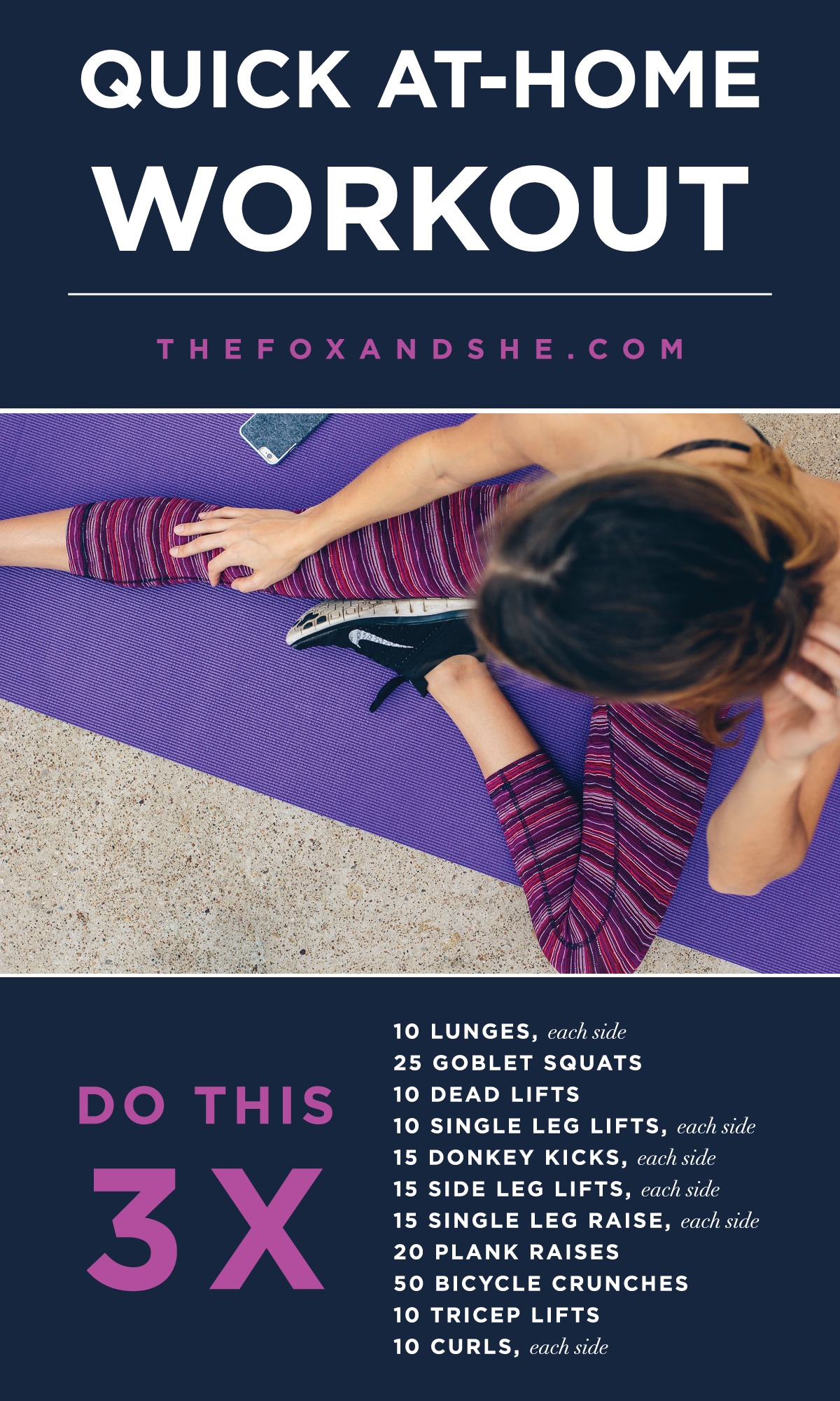 quick at home workout — via @TheFoxandShe