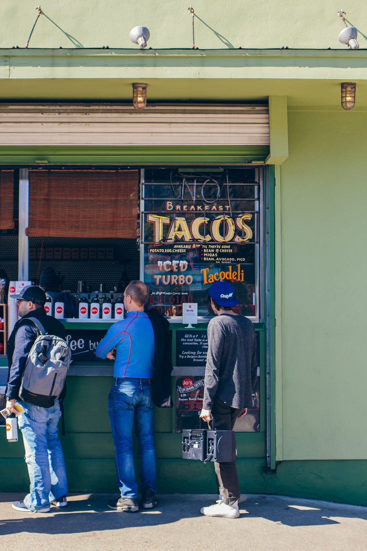 taco shop, south congress, Jo's in Austin — via @TheFoxandShe