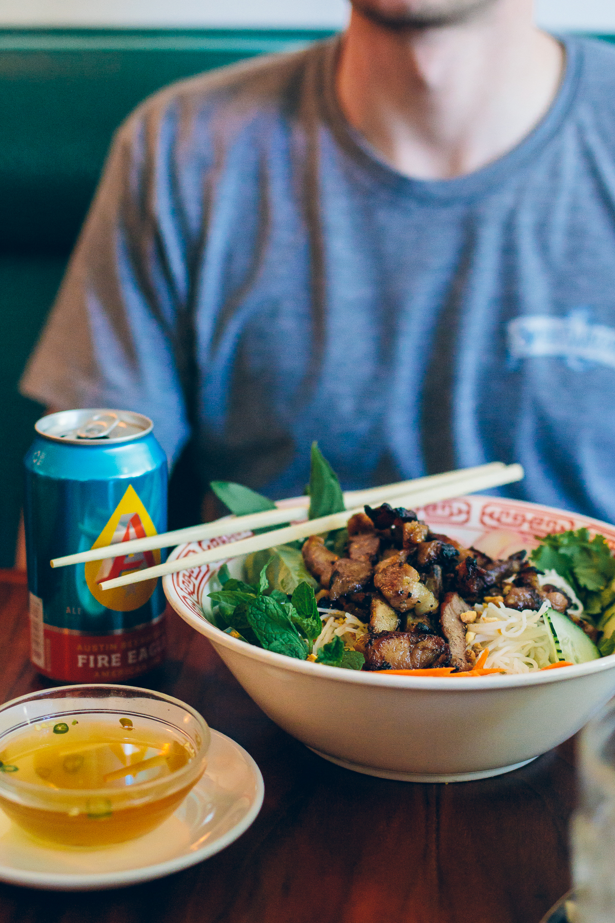 vietnamese bun, elizabeth street cafe, vietnamese food, austin texas — via @TheFoxandShe