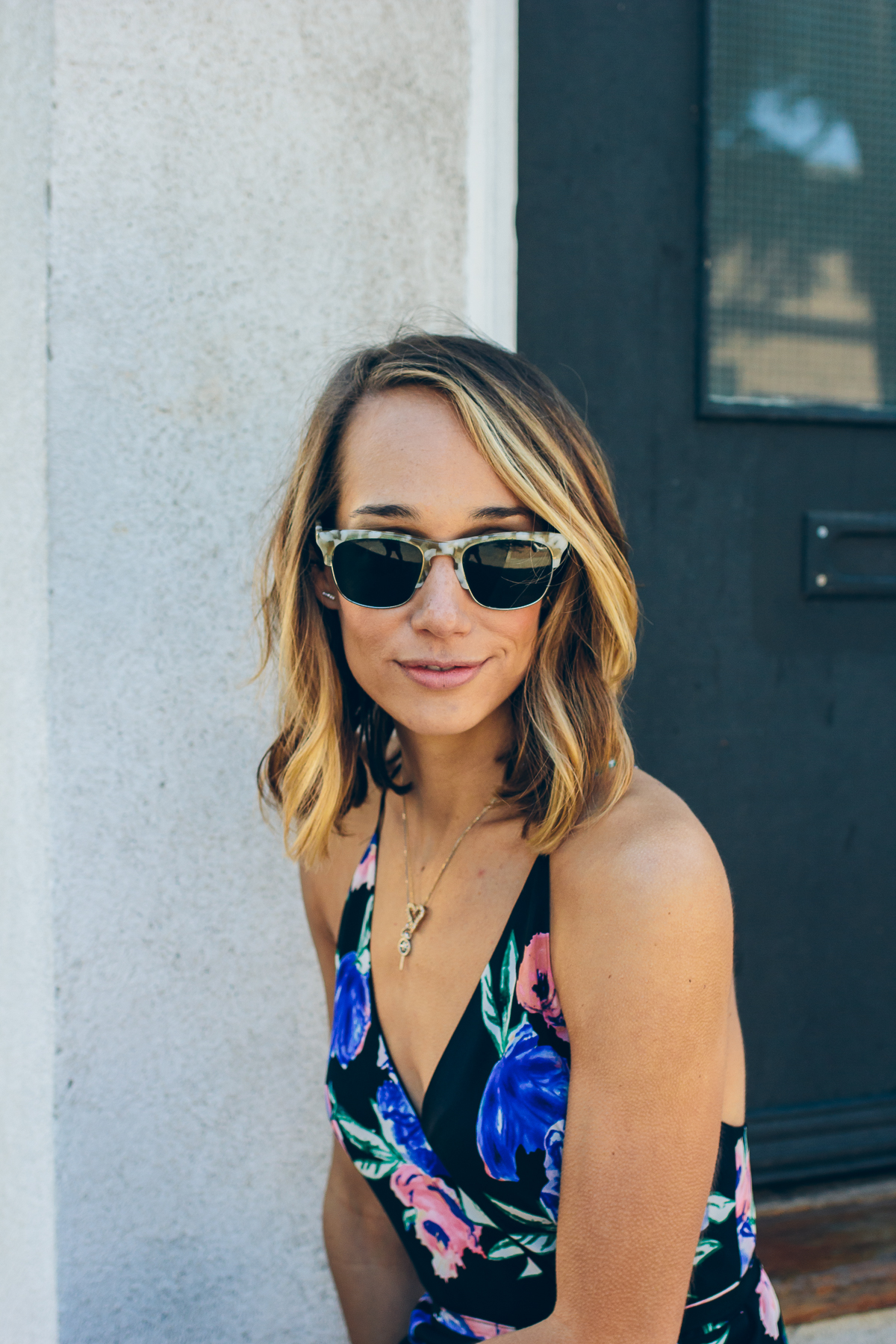 balayage hair, long bob, lob haircut — via @TheFoxandShe