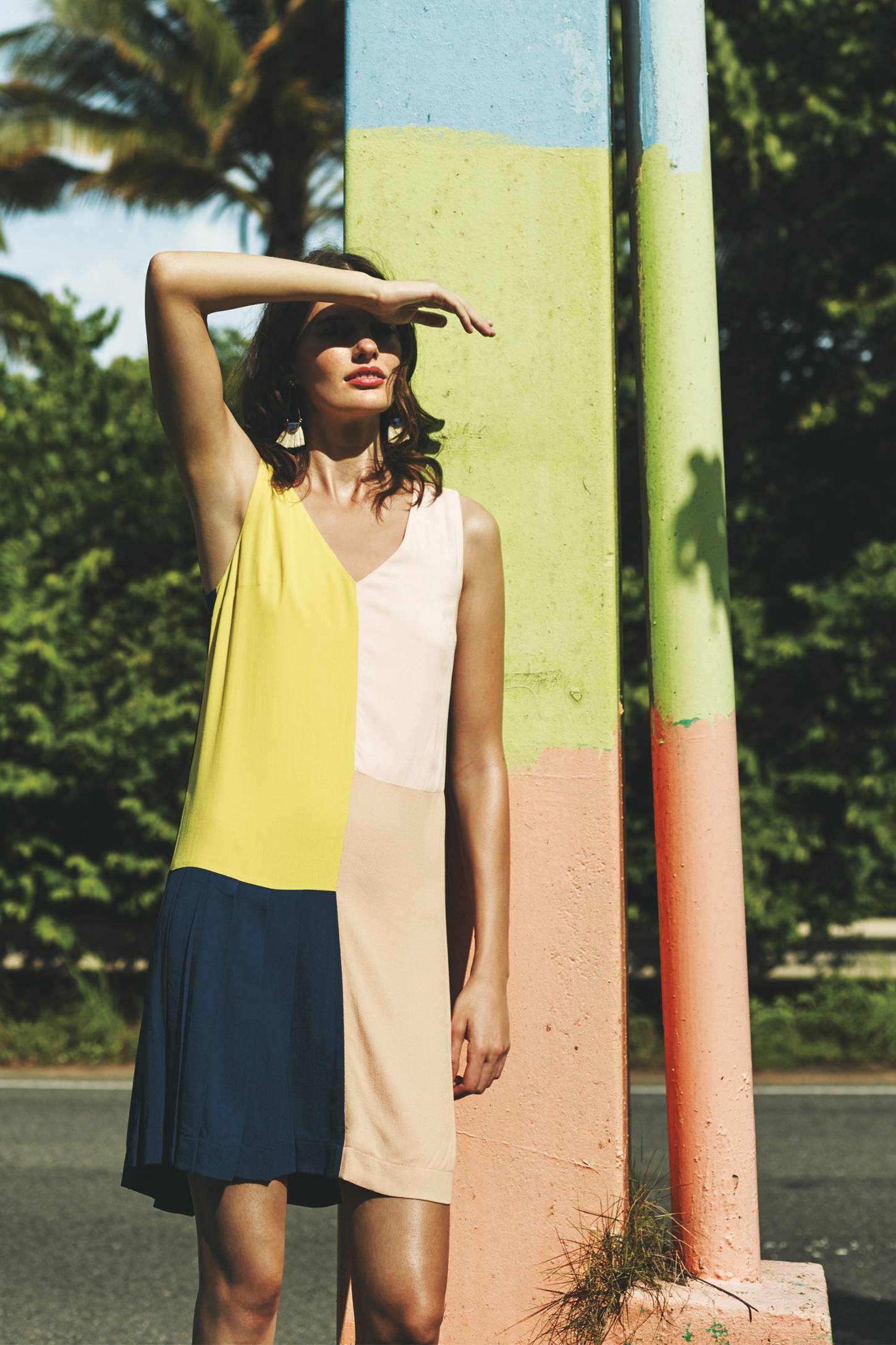colorblock dress