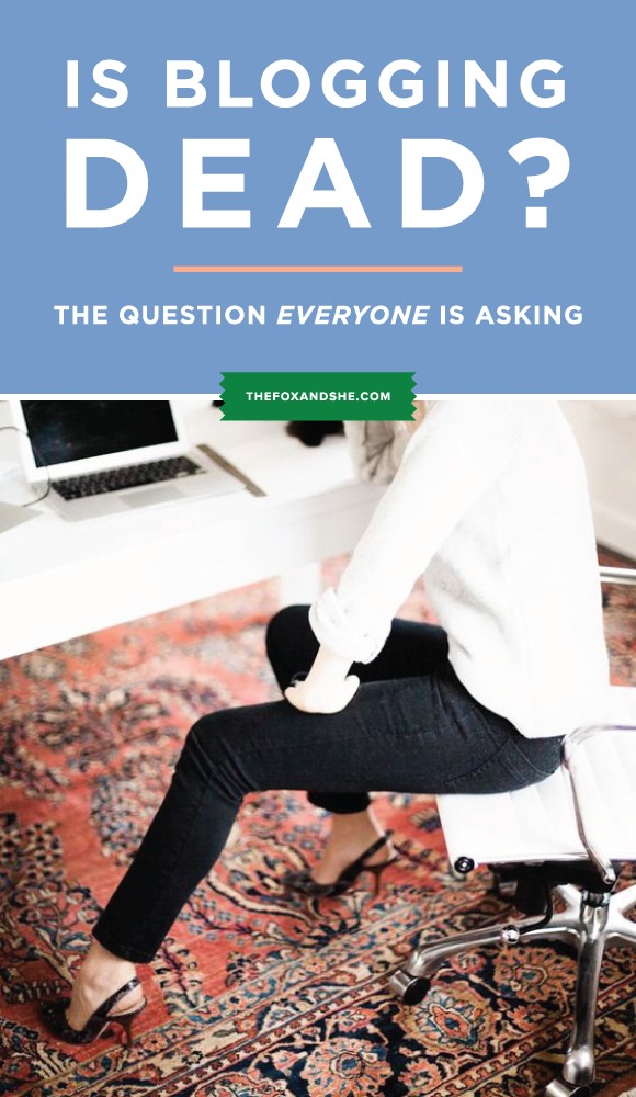 Is Blogging Dead?