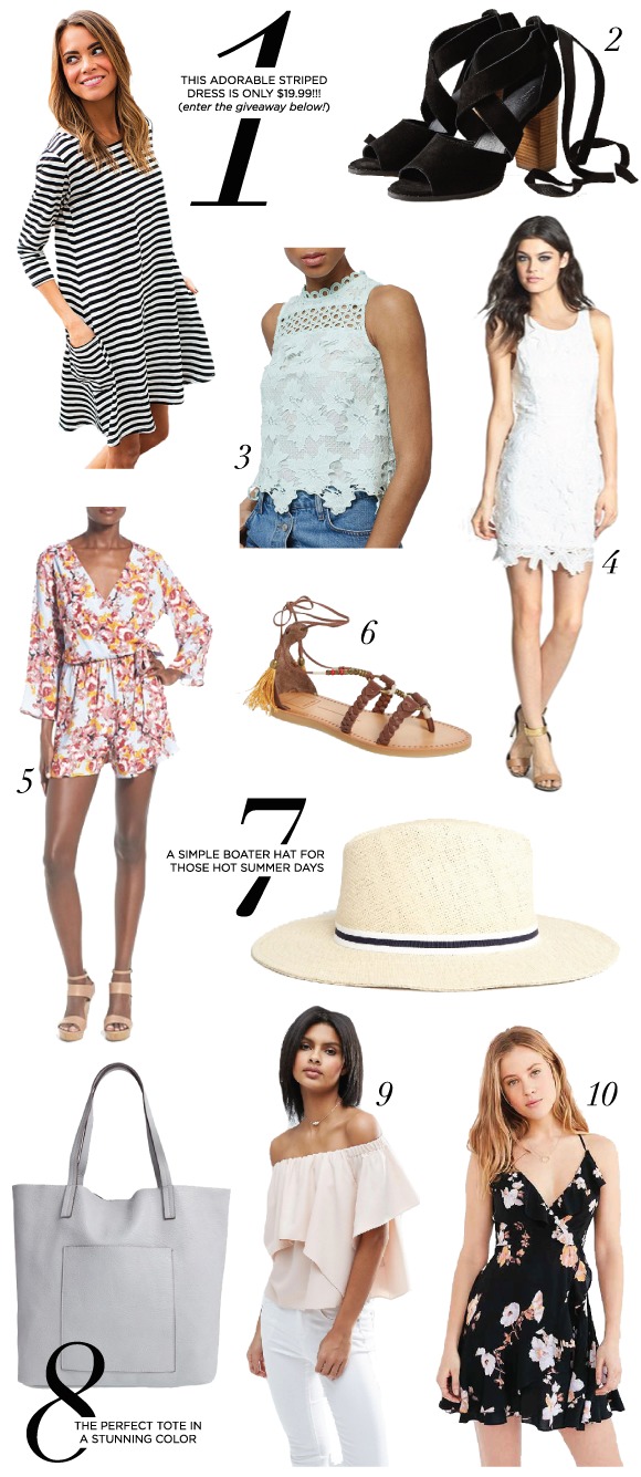 10 gorgeous spring pieces under $100 — via @TheFoxandShe