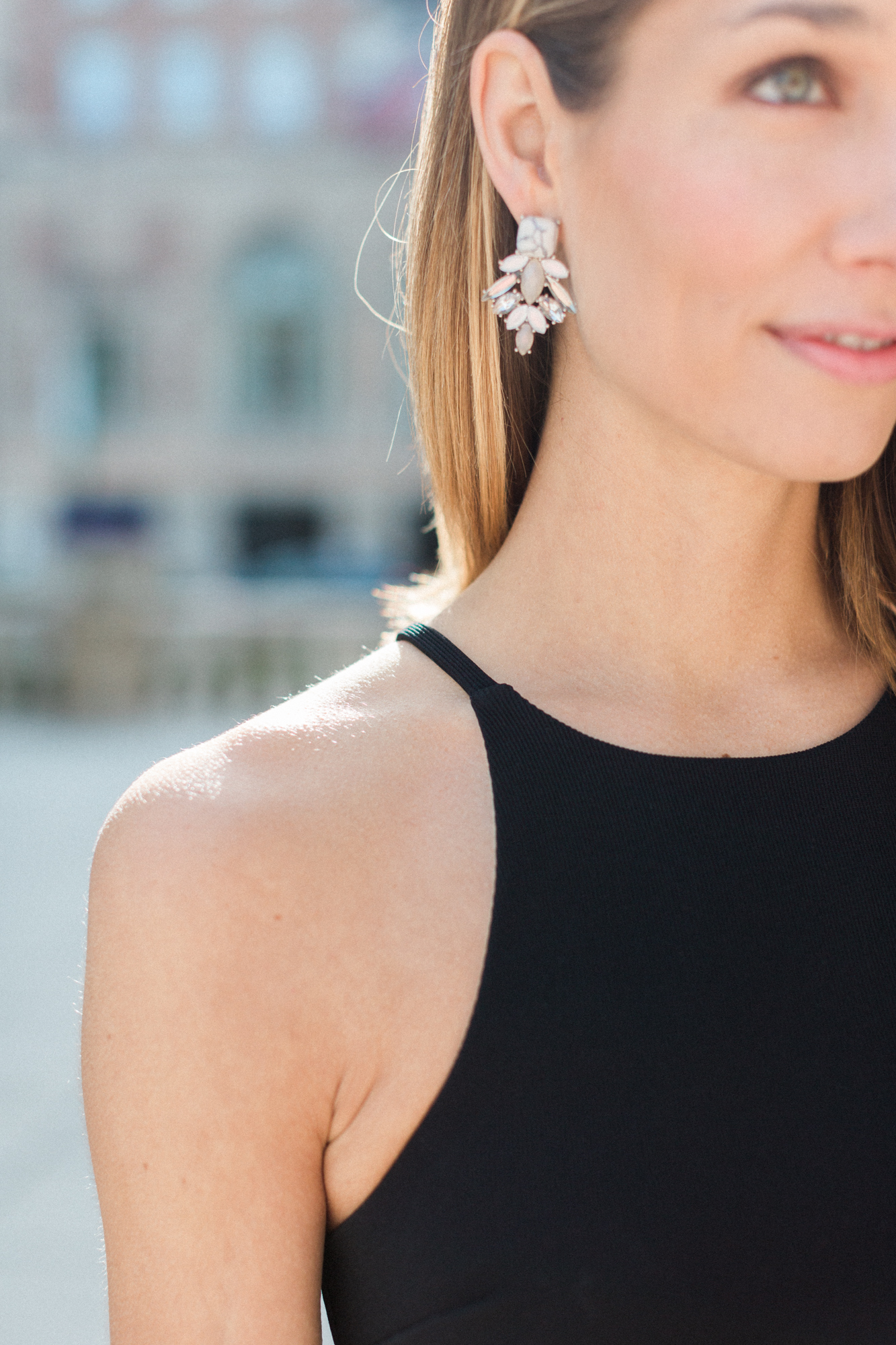 high neck dress