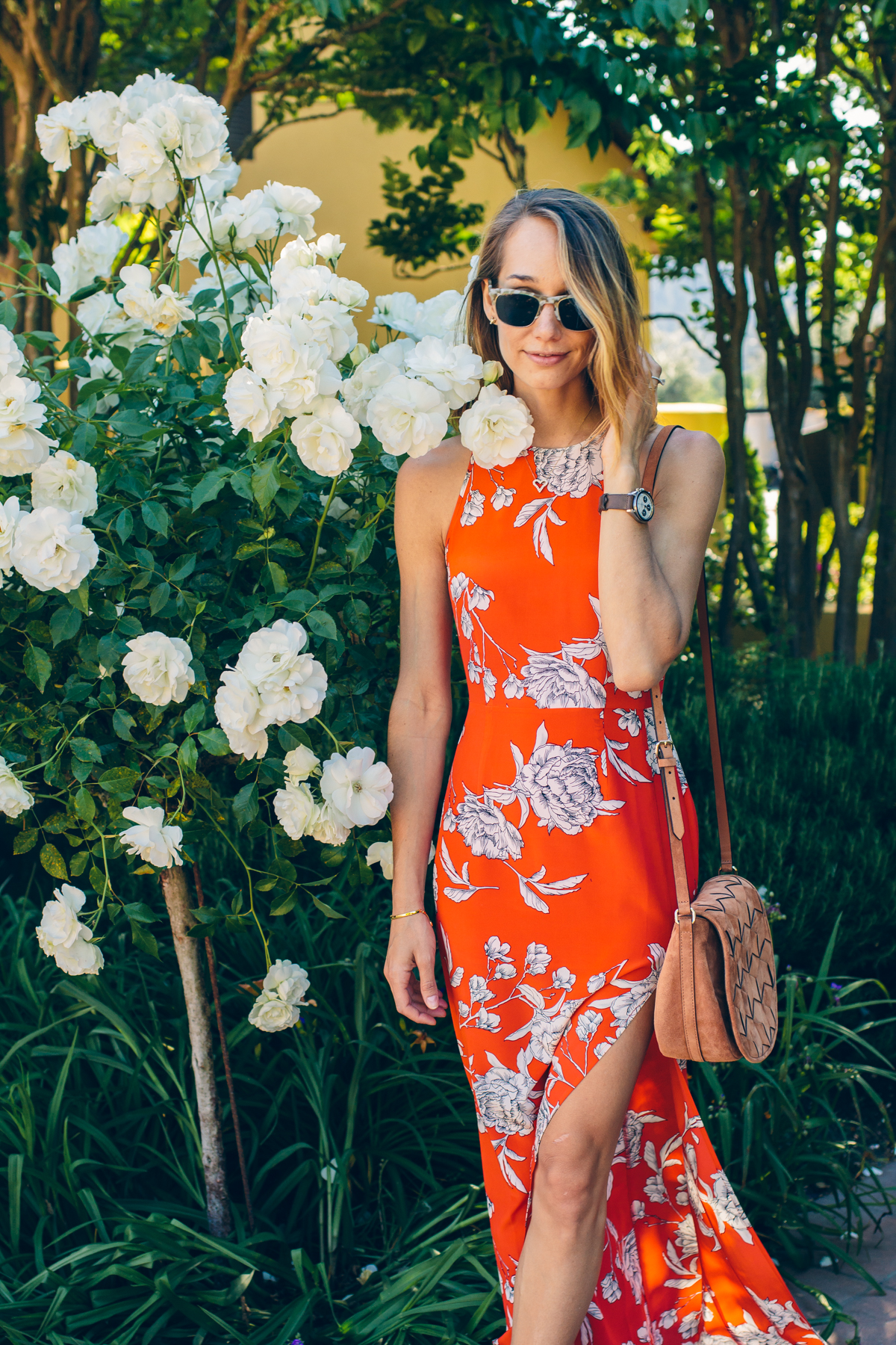 yumi kim maxi dress, spring outfit inspiration — via @TheFoxandShe