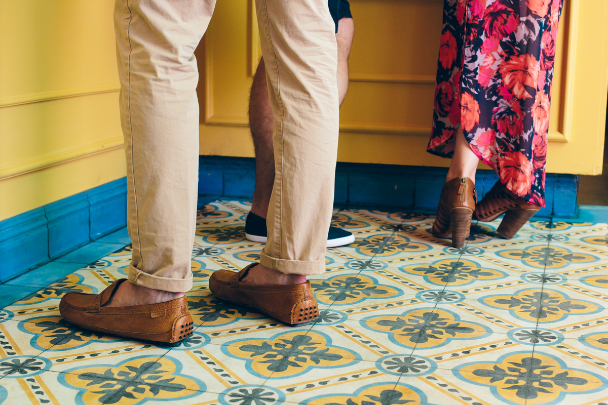 patterned tile floors — via @TheFoxandShe