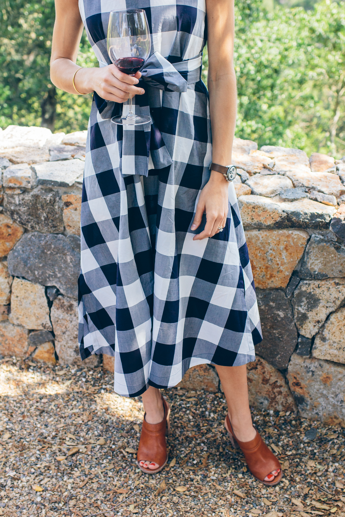 gingham dress — via @TheFoxandShe