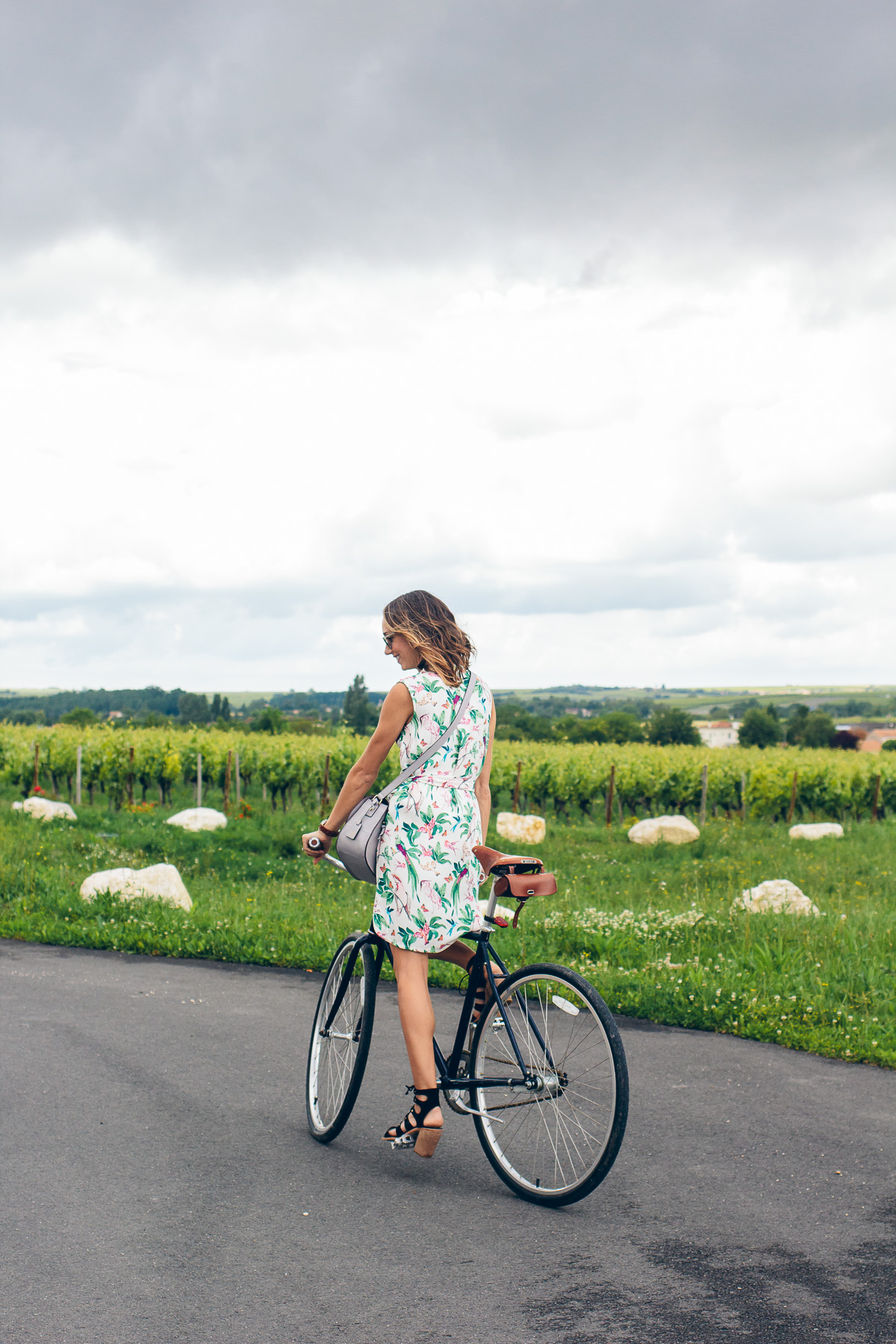 biking through France