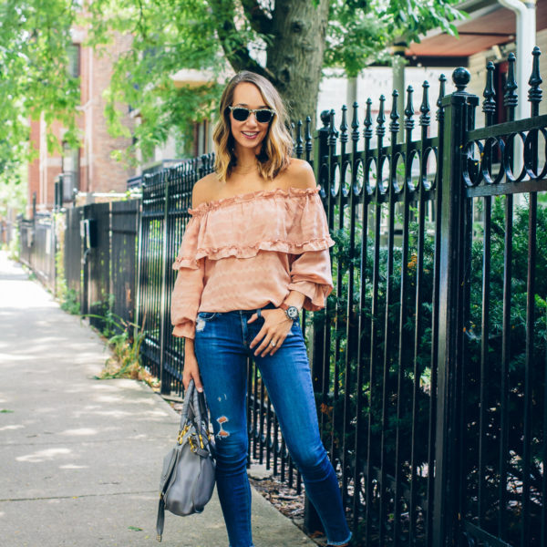 Perfect Peachy Ruffles + Feeling Confident