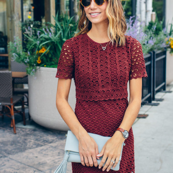 tulip lace dress