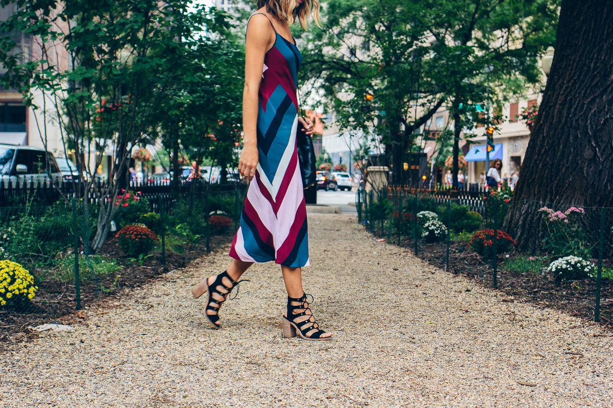 striped dress