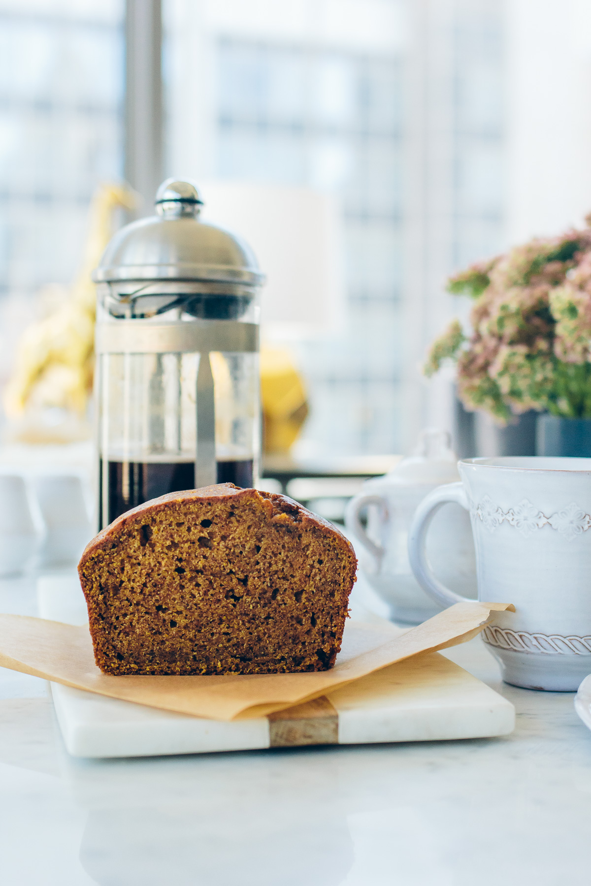 homemade pumpkin bread