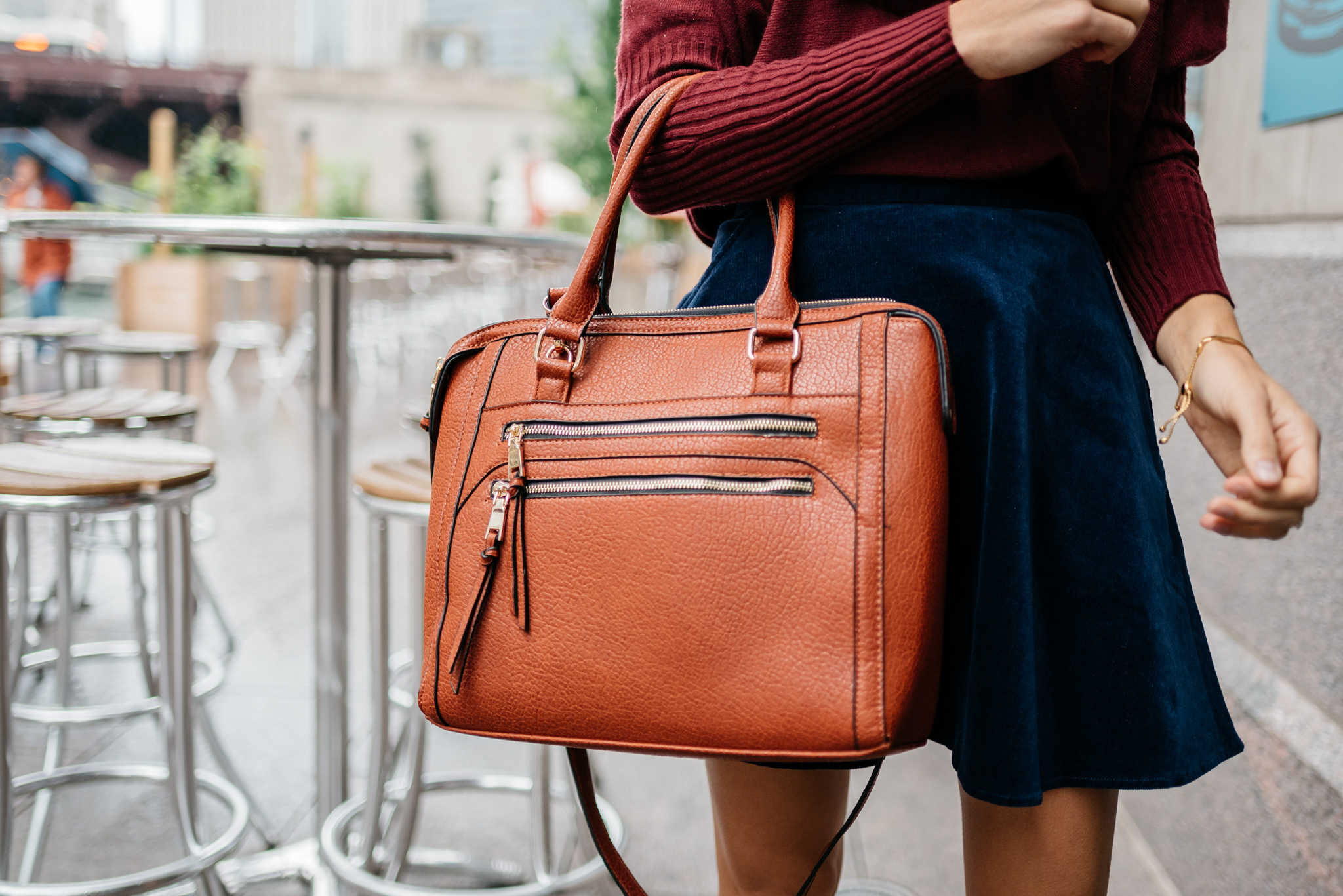 leather satchel bag