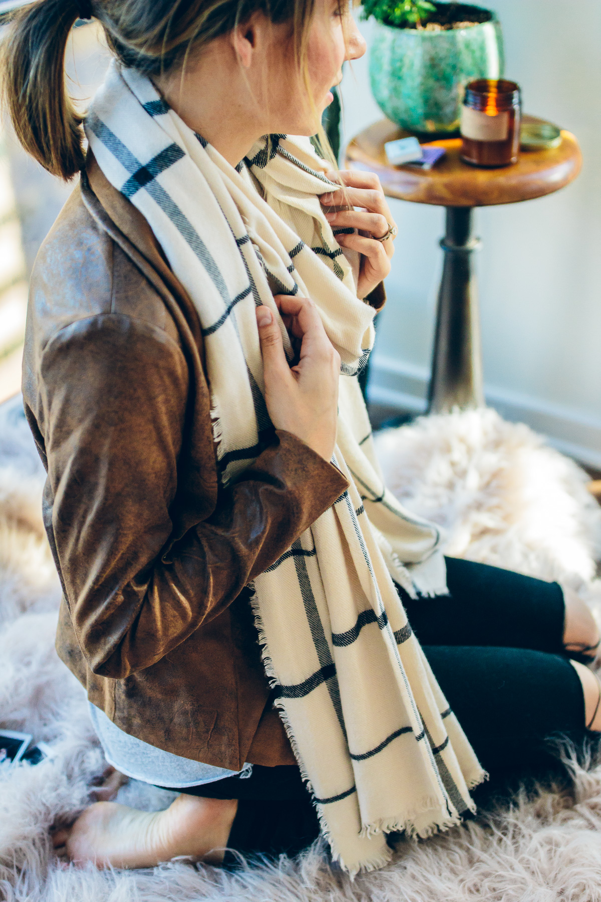 vegan leather jacket