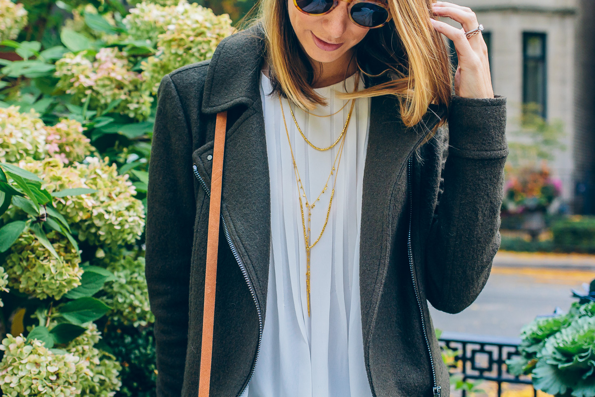 gold layering necklace